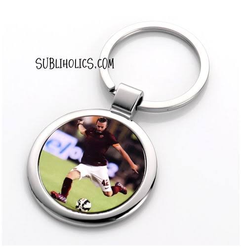 Round Metal Keychain