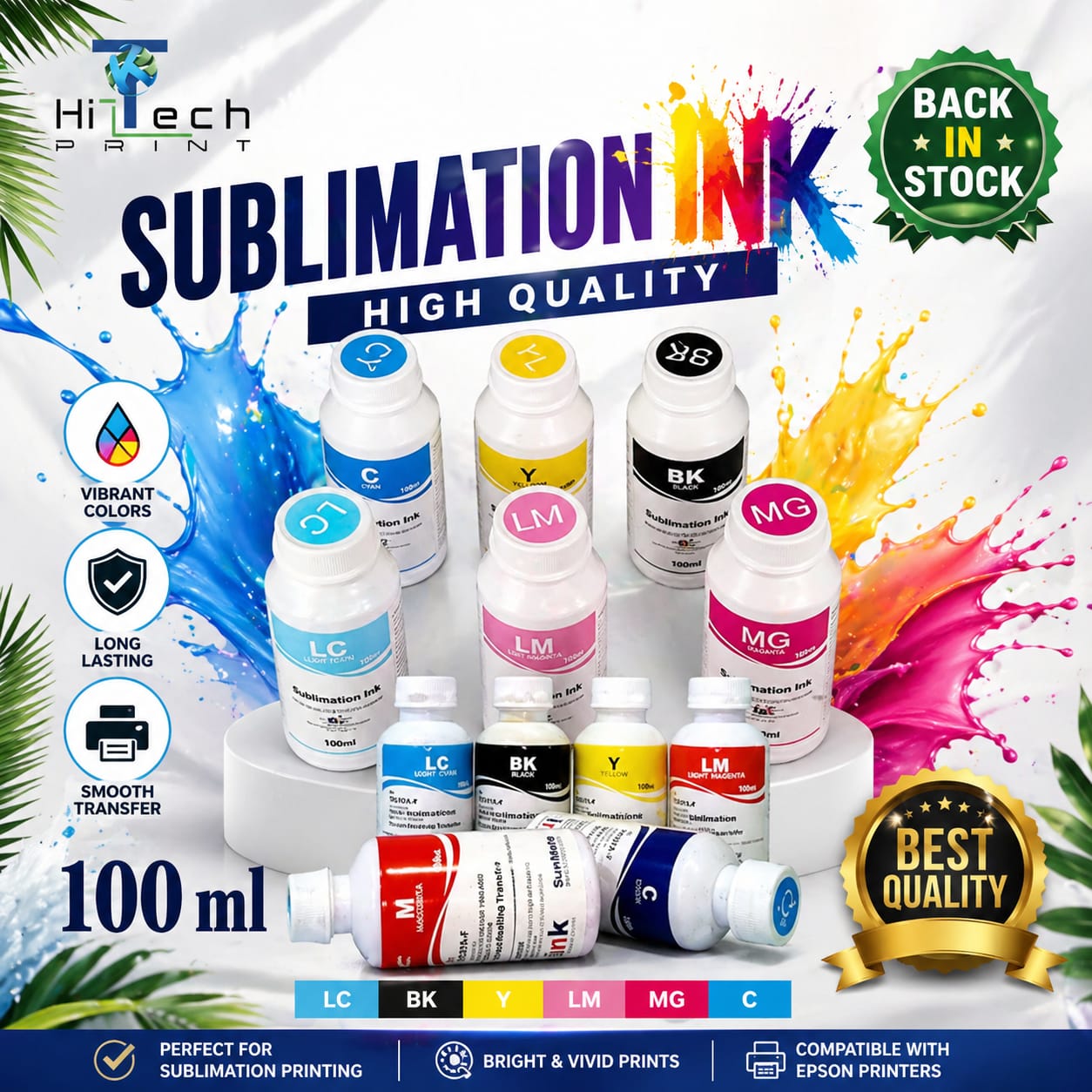 Sublimation ink SUNMETA 100ml/bottlet