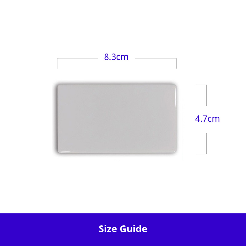 White aluminum square refrigerator sticker 45mm*58mm