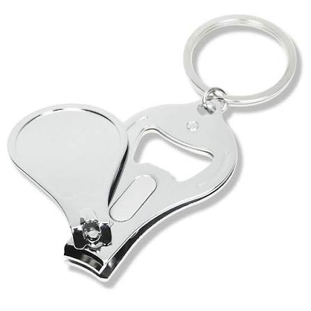 Nail Clippers Metal Keychain