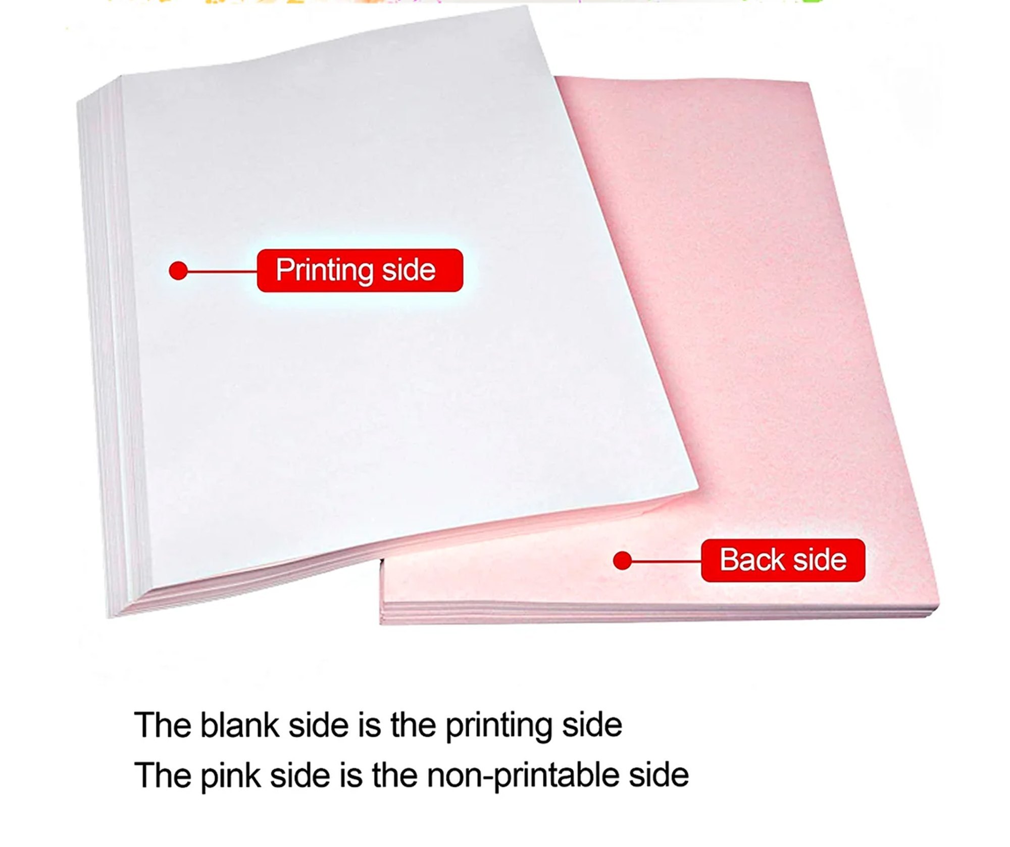 A4 sublimation paper(made in China) pink GRADE A