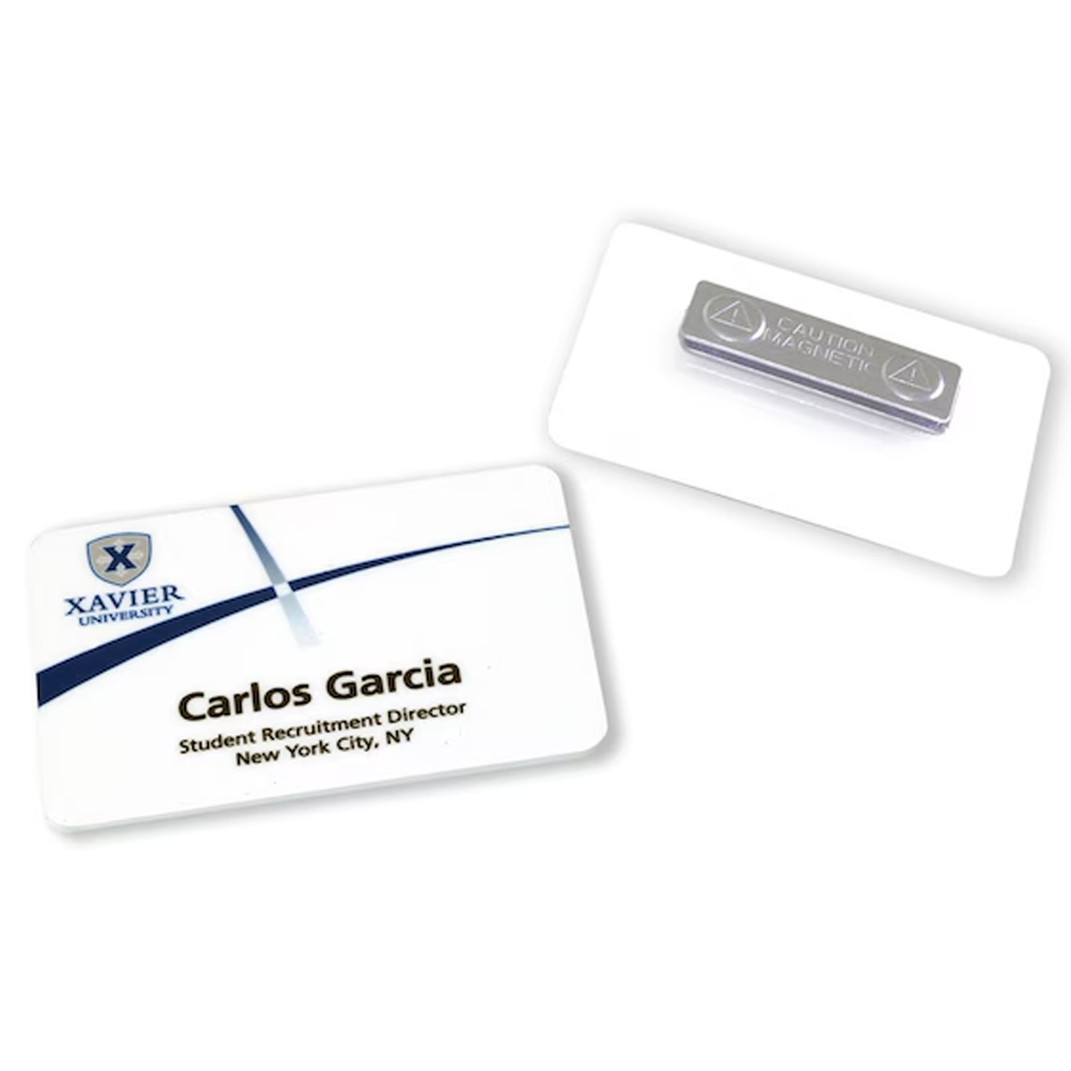 Plastic Badge - Rectangle With Magnet