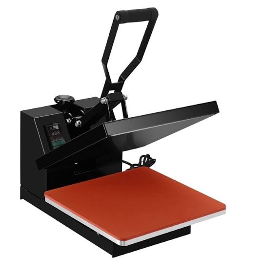 Flatbed Heat Press 38x38cm - Black